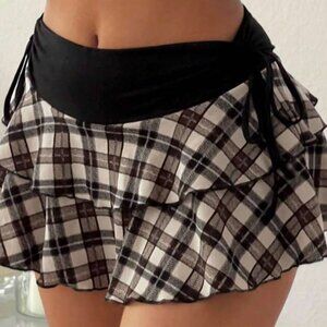 Shein plaid skort